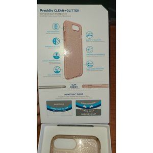 Speck Presidio Clear + Glitter Case iPhone 7 Plus iPhone 6/6s  Plus Rose Pink